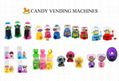 New crown shape candy machine dispenser with sweet candy