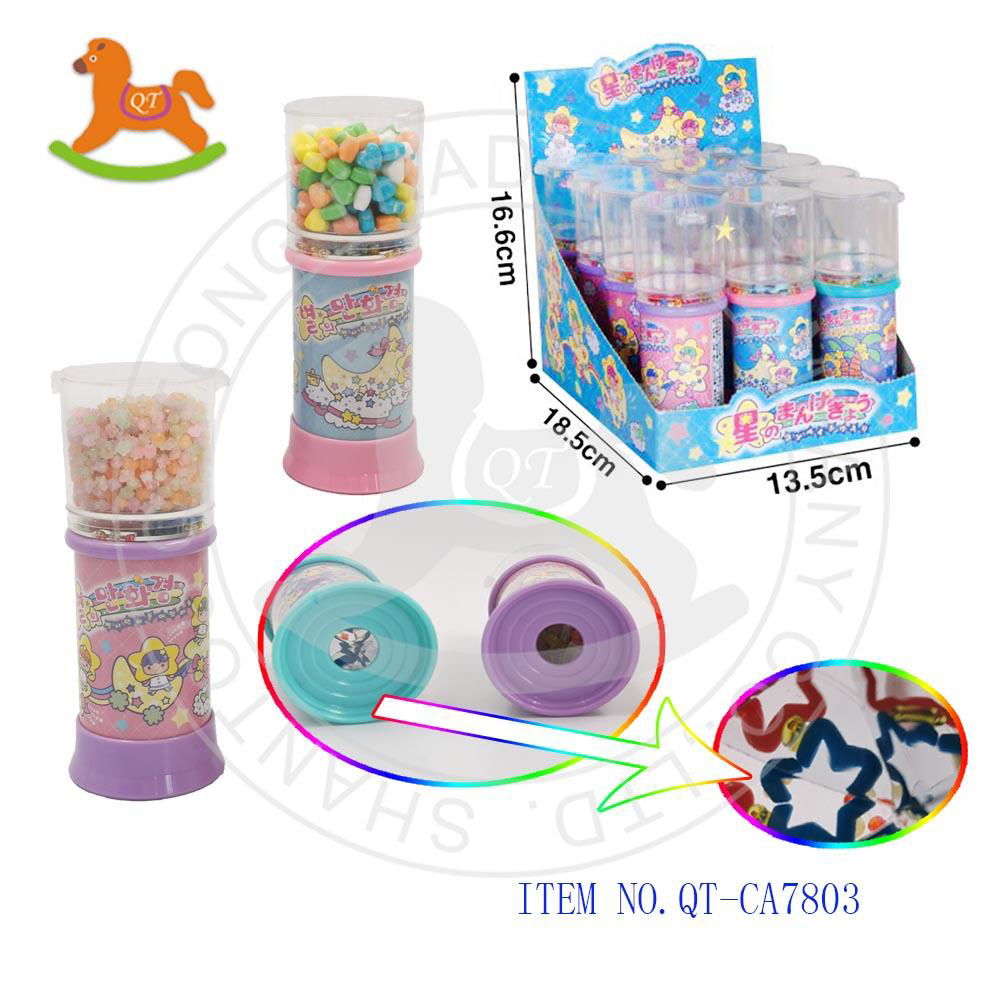 Colorful kaleidoscope toy with sweet candy 3