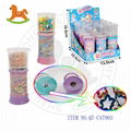 Colorful kaleidoscope toy with sweet candy