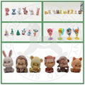 Good quality vinyl figurine toys for chocolate surprise egg 2