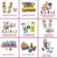 PP food material surprise egg candy spray one part with promotional toy hot sell 2