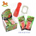 Sweet soft tongue gummy candy with teeth toy