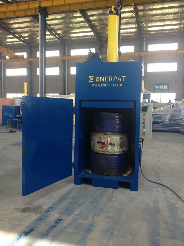 Automatic Oil Drum Crusher/Painting box press machine  4