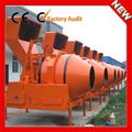 JZR350 mobile concrete mixer with hydraulic type diesel engine in stock