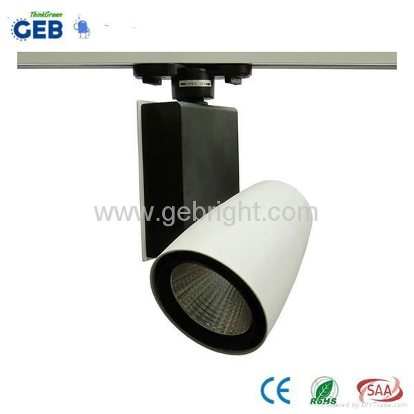 30W COB LED Track Light Spot, 85-265VAC for Clothing Store Lighting with CE RoHS