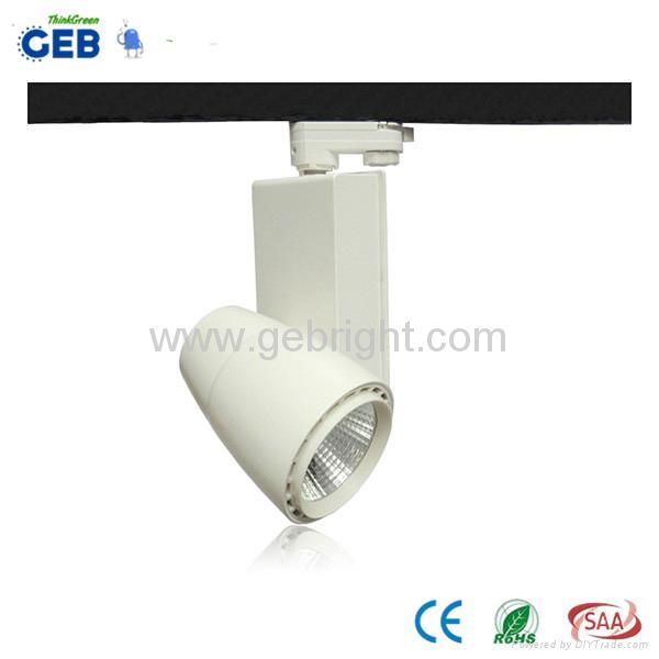 30W COB LED Track Light Spot, 85-265VAC for Clothing Store Lighting with CE RoHS 4