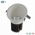 8W 85-265VAC 800lm LED COB Downlight Recessed Lighting