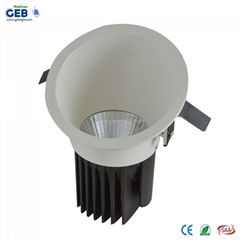 8W 85-265VAC 800lm LED COB Downlight