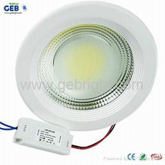 10W COB LED Downlights with 90mm Cut Hole for Hotel Lighting