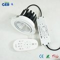 Dual White COB Downlight Dimmable Controlled by Android/iPhone APP 3