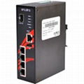 5-Port Industrial Gigabit Managed Ethernet Switch-LMX-0501G-SFP 1