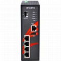 5-Port Industrial Gigabit Managed Ethernet Switch-LMX-0501G-SFP 5