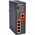 5-Port Industrial Gigabit Managed Ethernet Switch-LMX-0501G-SFP 4