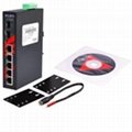 7-Port Industrial PoE+ Unmanaged Ethernet Switch-LNP-0702C-SFP 5
