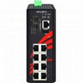 10-Port Industrial Gigabit Managed Ethernet Switch 2