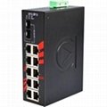12-Port Industrial Gigabit Unmanaged Ethernet Switch