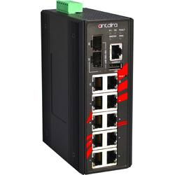 10-Port Industrial PoE+ Gigabit Managed Ethernet Switch-LMP-1002C-SFP 2