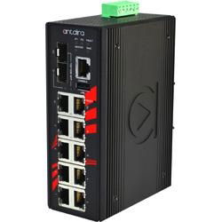 10-Port Industrial PoE+ Gigabit Managed Ethernet Switch-LMP-1002C-SFP