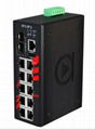 12-Port Industrial Gigabit PoE+ Managed Ethernet Switch 1