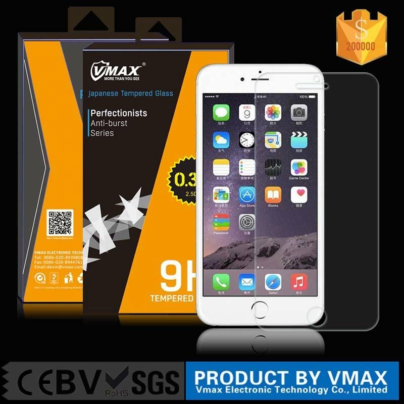 Best Price ! Ultra Thin 2.5D 9H Vmax Tempered glass screen protector for iPhone 