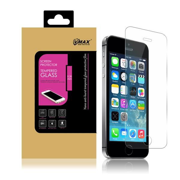 Trade Assurance 0.3/0.2mm 2.5D Tempered Glass Screen Protector for iPhone 5/5s 4
