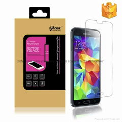 0.3mm 2.5D Asahi Anti-explosion Tempered Glass screen protector for Samsung S5