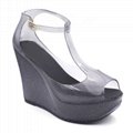 	RMC T-strappy Platform Wedge Jelly Shoes 2