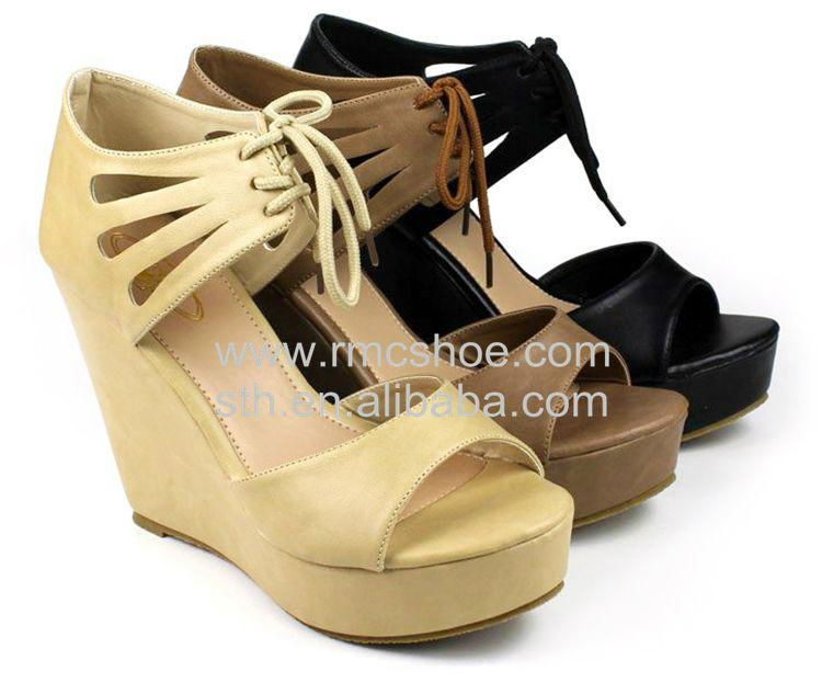 RMC Tied Strappy Platform Shoes 5