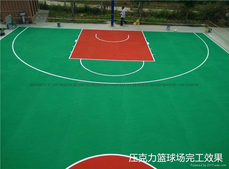 籃球場地坪施工 5