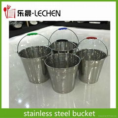  AfricaStainless Steeel Ice Bucket Beer Bucket Wine Bucket Champage Bucket6L-20L