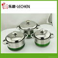 Nigeria 6pcs/8pcs Cookware Set Stock Pot Cassrole Soup Pot Sauce Pot  2