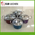 Nigeria 6pcs/8pcs Cookware Set Stock Pot Cassrole Soup Pot Sauce Pot  1