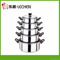 10PCS Cookware Set Stock Pot Cassrole