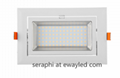 50W high power square led grill downlight