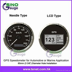 85mm Marine Vehicle GPS Speedometer