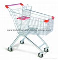 European style quality  shopping trolley supermarket food cart  1