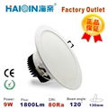 Haiqin LED downlight 9W white