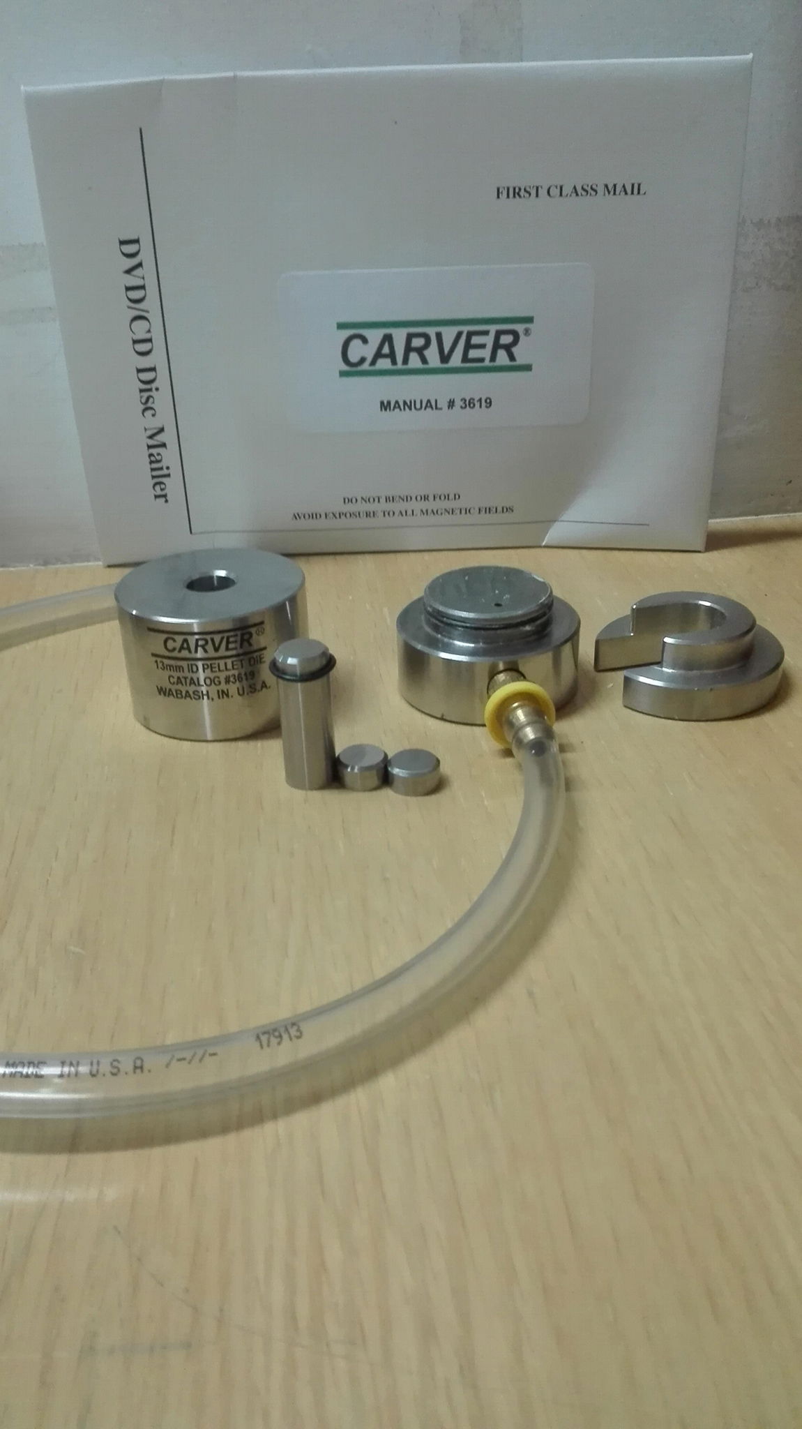 美国CARVER压实密度仪13mm模具3619