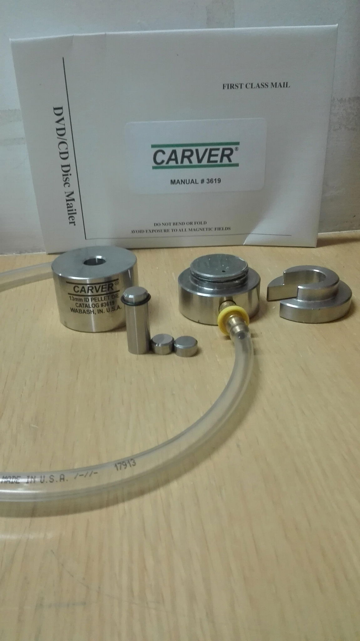 CARVER 13mm Pellet Die 3619