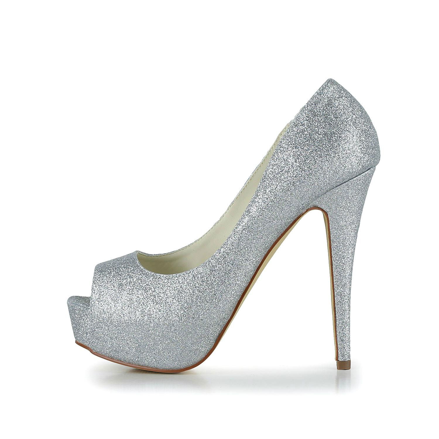 peep toe sparlke party shoe 3