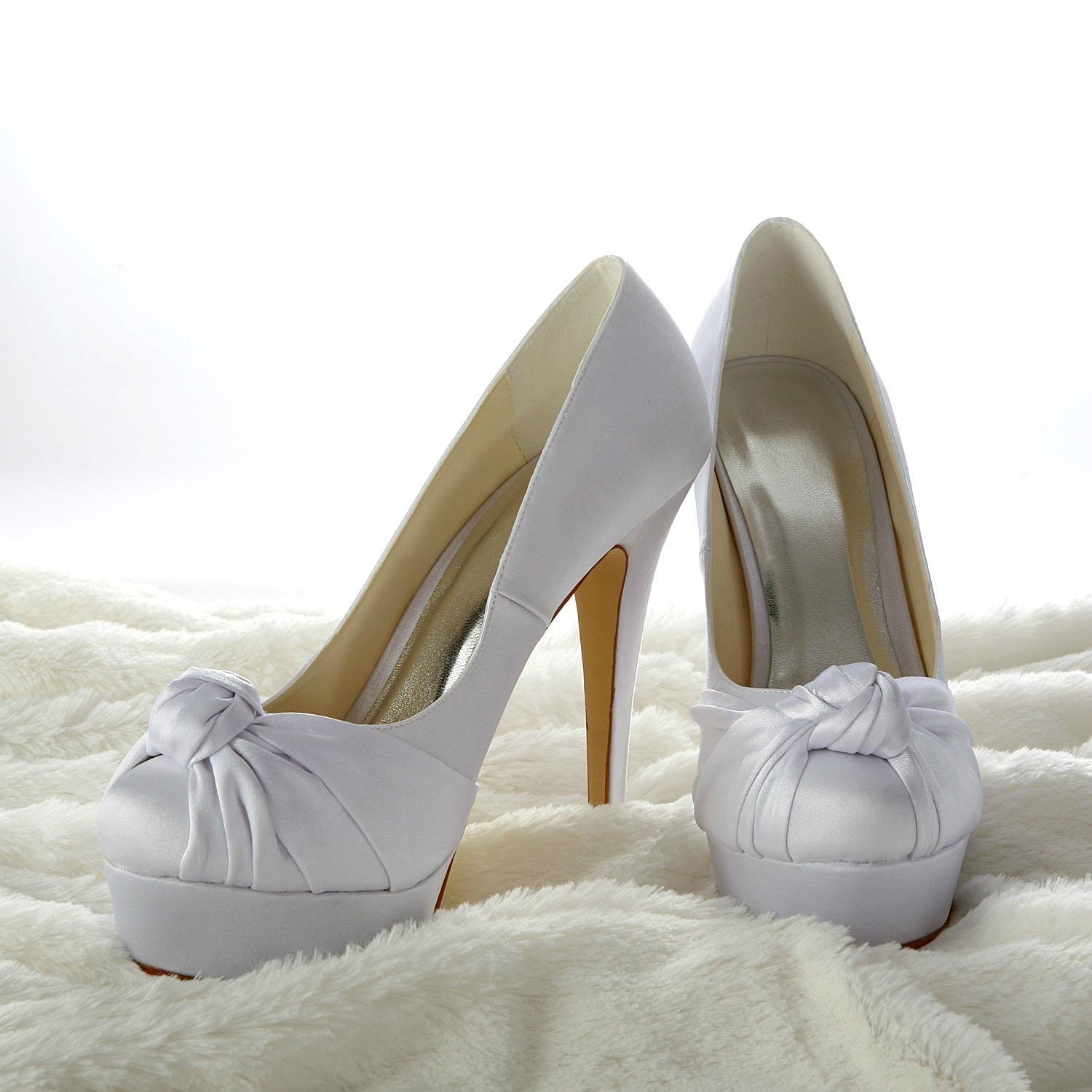 high heel bridal shoe 5