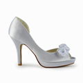 white bridal shoes with platform 3