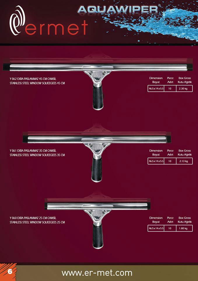 steel window squeegee