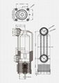 12kV central space 310mm embedded pole 2