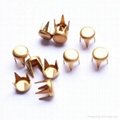 Flat Spot Nailheads with 4 Prongs 6mm