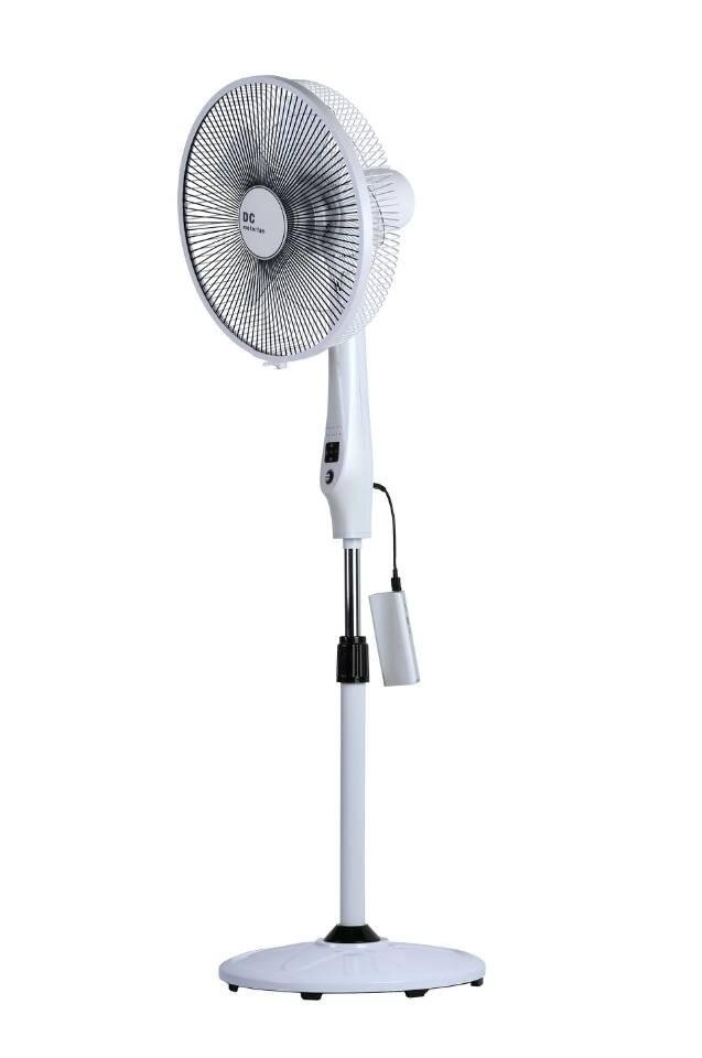 Rechargeable DC Motor Stand Fan Driven by Power Bank