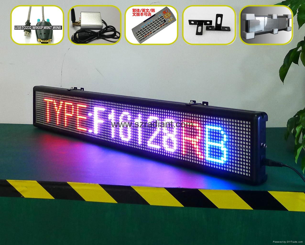  Semi-outdoor CE certificate led scrolling sign 2