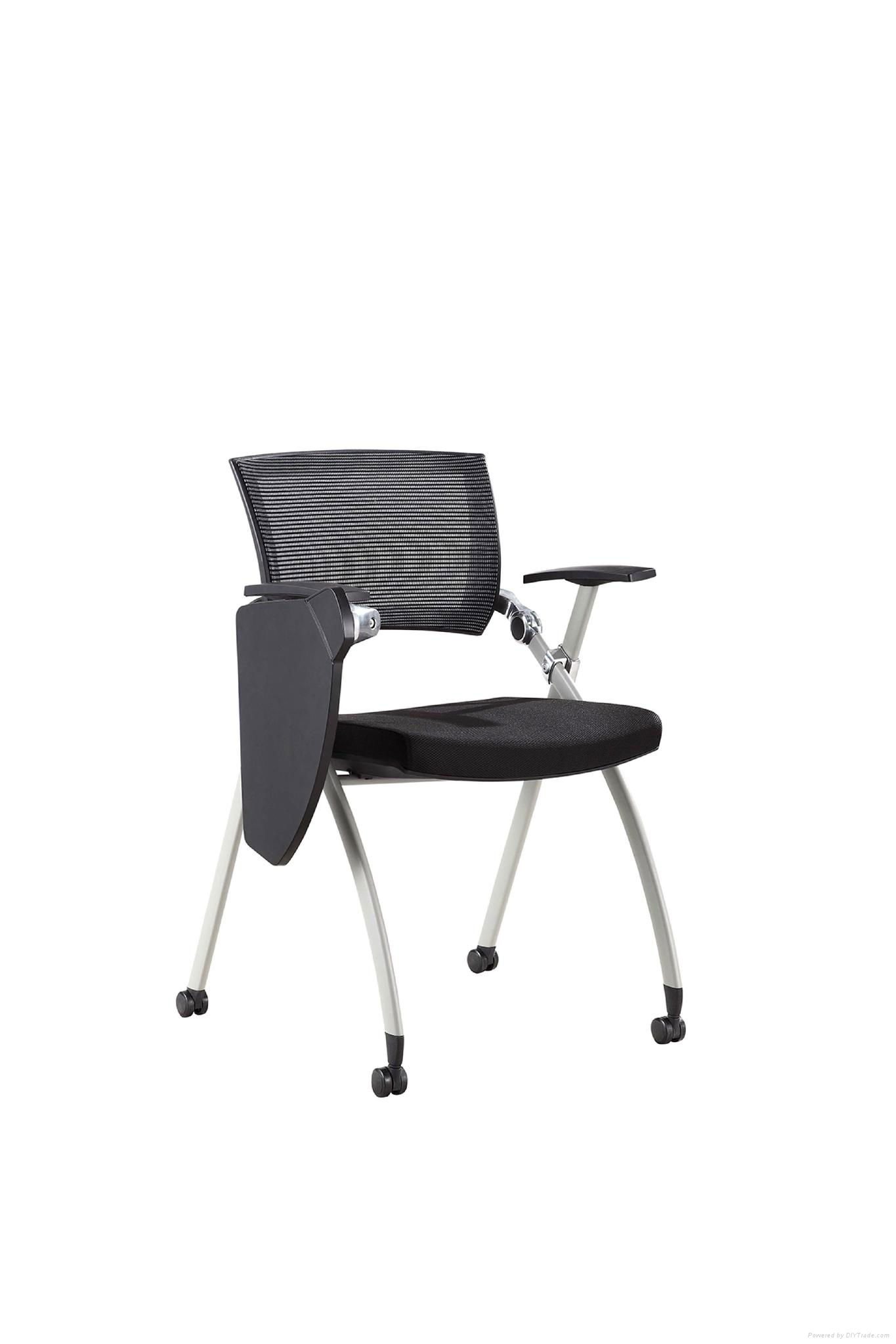 meeting chair  with writing borad   castor