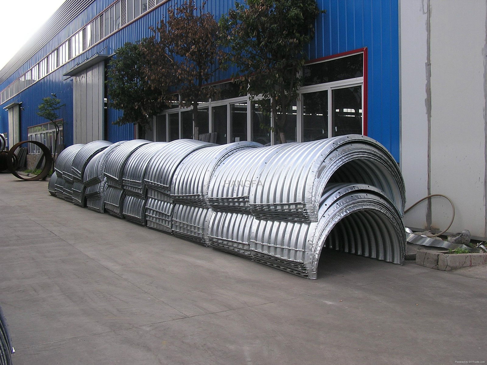 Galvanized corrugated steel pipe culvert 4