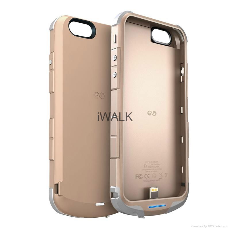2400mAh Power Bank Case for iPhone with Apple's Original Lightning Connector  2